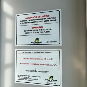 Adesivos para Elevadores